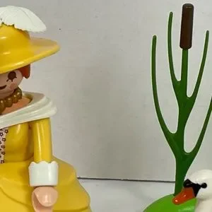 Playmobil Victorian Lady With Pond Playset - Figure With Swan, Parasol & Accessories